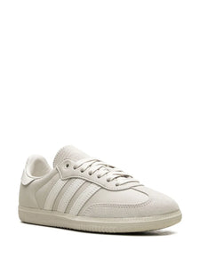 adidas X Pharrell Williams Samba Cloud White Sneakers — Cloud White — Size US M 10 - US W 11.5 — Detail View