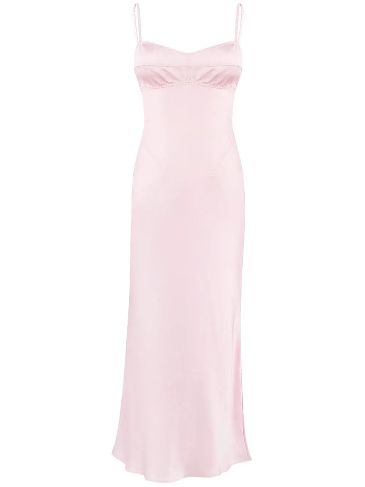 Anna October Waterlily Dress — Red/ Pink — Size XXS — Front View