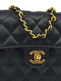 Chanel Pre Owned 1990 Mini Classic Flap Square Shoulder Bag — Same as shown — Size One Size — Back View