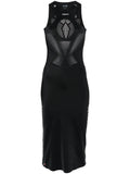 Coperni X Puma Cut Out Detail Midi Dress — Black — Size XS — Front View