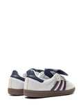 adidas Samba Lt Crystal White/Dark Blue Sneakers — White — Size US M 10.5 - US W 12 — Back View