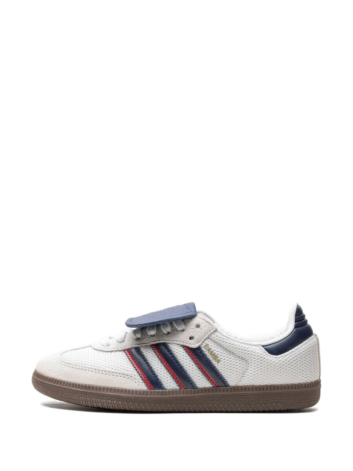 adidas Samba Lt Crystal White/Dark Blue Sneakers — White — Size US M 10.5 - US W 12 — Detail View