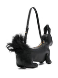 Thom Browne Squirrel Motif Leather Shoulder Bag — Same as shown — Size One Size — Back View