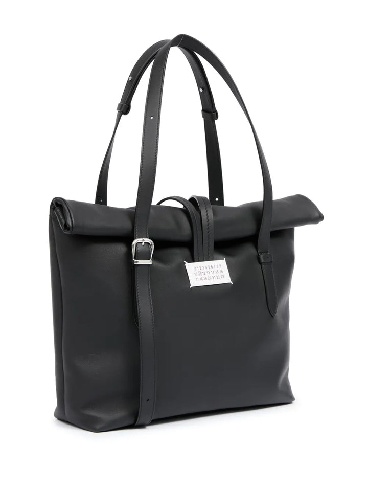 Maison Margiela Medium Paper Leather Shoulder Bag — Same as shown — Size One Size — Detail View