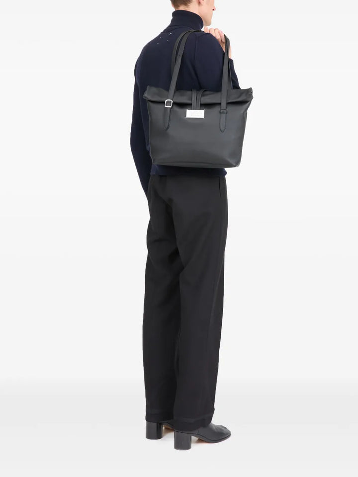 Maison Margiela Medium Paper Leather Shoulder Bag — Same as shown — Size One Size — Side View