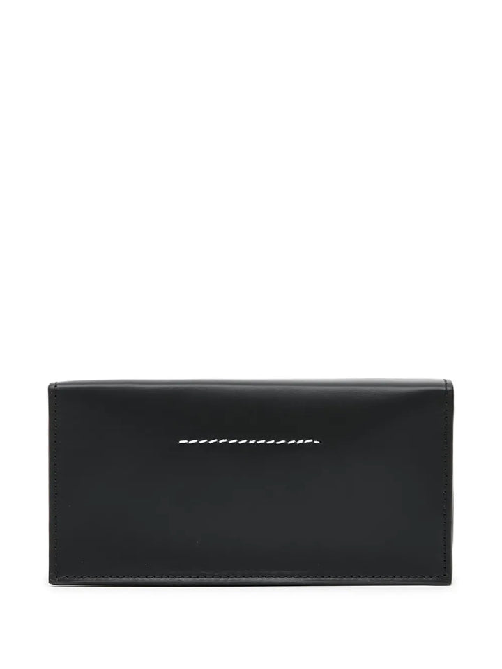 Mm6 Maison Margiela Numbers Motif Leather Shoulder Bag — Same as shown — Size One Size — Top View