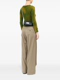 Mm6 Maison Margiela Numbers Motif Leather Shoulder Bag — Same as shown — Size One Size — Back View