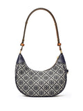 Tory Burch T Monogram Crescent Shoulder Bag — Same as shown — Size One Size — Top View