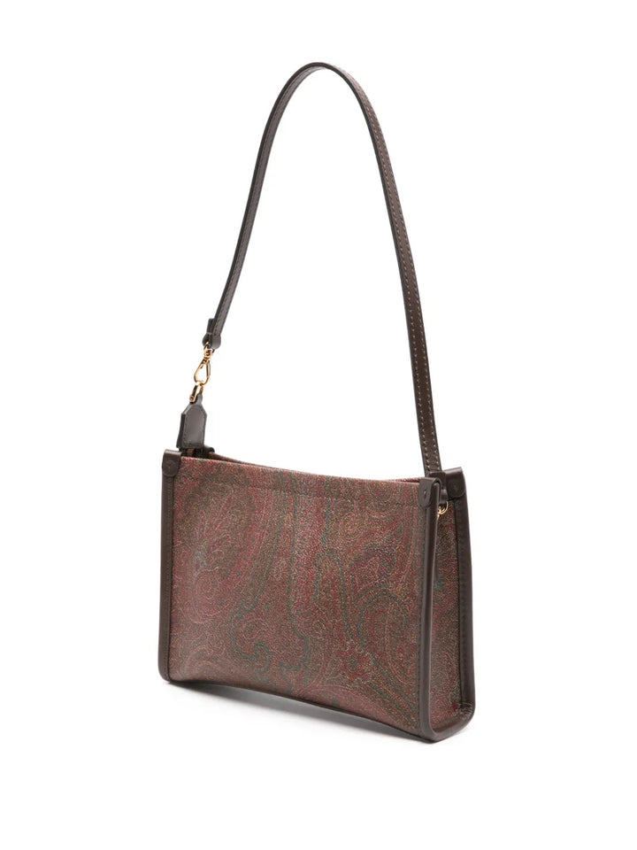 Etro Pegaso Embroidered Paisley Print Tote Bag — Same as shown — Size One Size — Back View