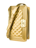 Chanel Pre Owned 2017 Medium Boy Metallic Shoulder Bag — Same as shown — Size One Size — Top View