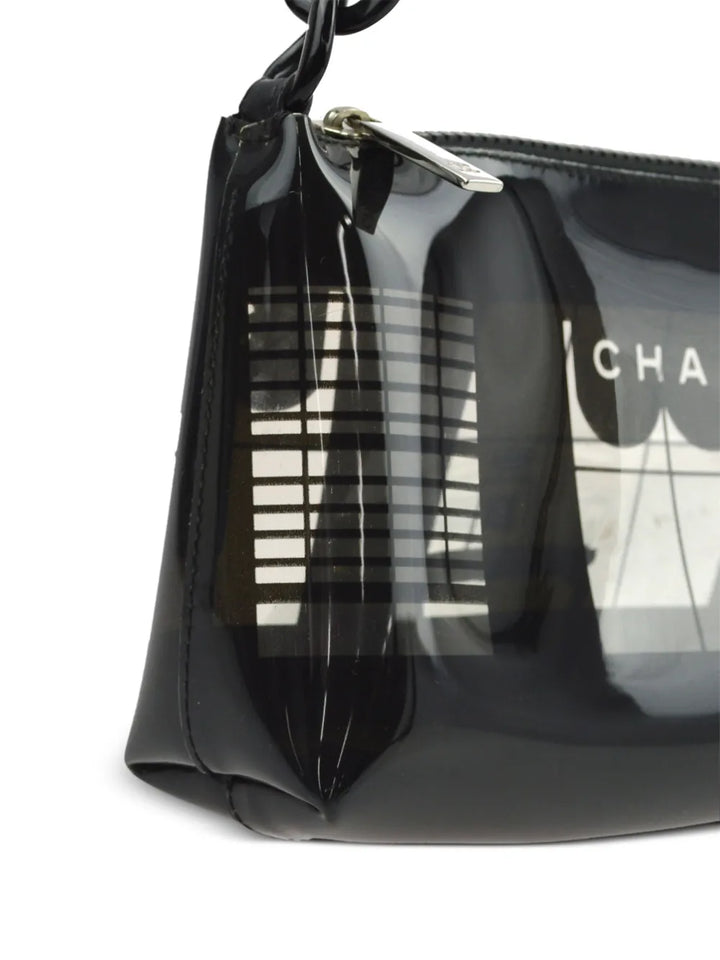 Chanel Pre Owned 2003 Window Print Shoulder Bag — Same as shown — Size One Size — Back View