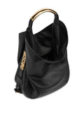 Moschino Handle Me Leather Shoulder Bag — Same as shown — Size One Size — Back View