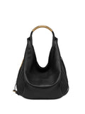 Moschino Handle Me Leather Shoulder Bag — Same as shown — Size One Size — Front View