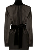 Dolce Gabbana Crepe Dress — Black — Size XS — Front View