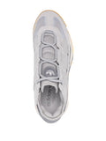 adidas Niteball Panelled-Design Sneakers — Grey/Cream White/Beige — Size US M 3.5 - US W 5 — Top View