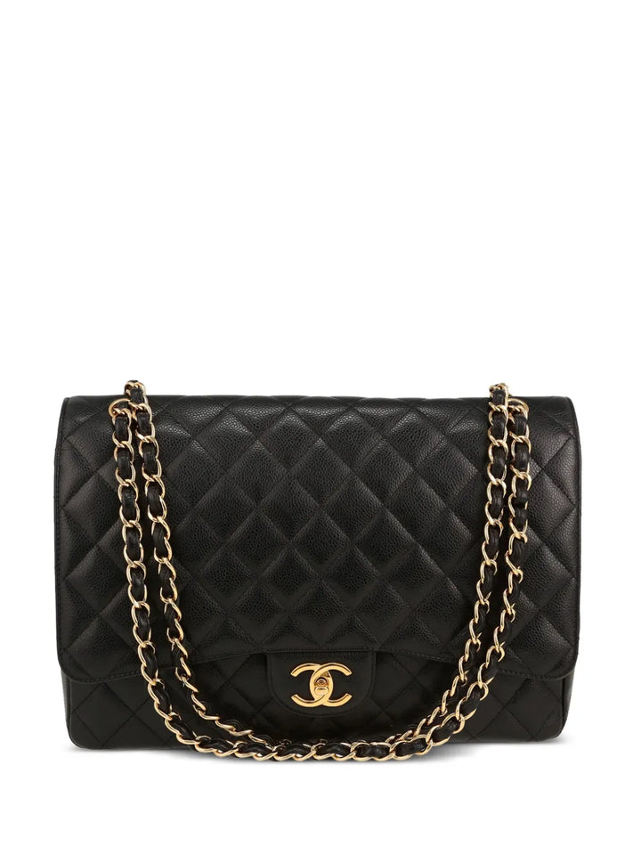 Chanel Pre Owned Jumbo Double Flap Shoulder Bag — Same as shown — Size One Size — Front View