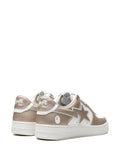 A Bathing Ape?Bape Sta #4 M1 Beige Sneakers — Beige/White — Size US M 3.5 - US W 5 — Back View