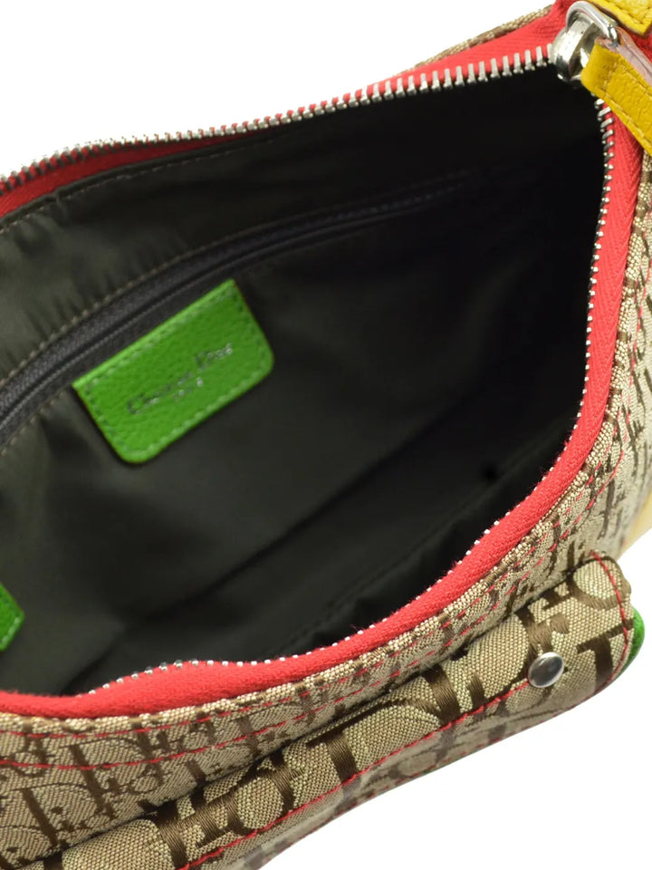 Christian Dior Pre Owned 2004 Rasta Trotter Saddle Shoulder Bag — Same as shown — Size One Size — Top View