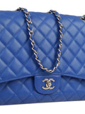 Chanel Pre Owned 2009 Jumbo Classic Flap Shoulder Bag — Same as shown — Size One Size — Back View