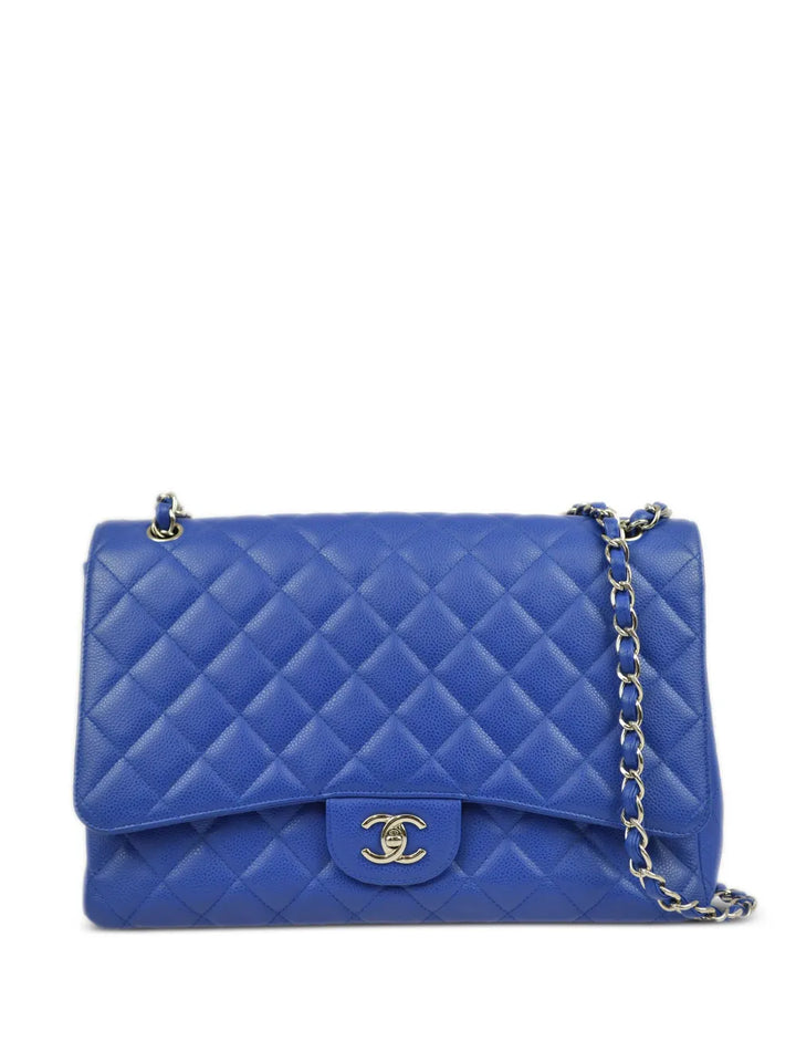 Chanel Pre Owned 2009 Jumbo Classic Flap Shoulder Bag — Same as shown — Size One Size — Front View