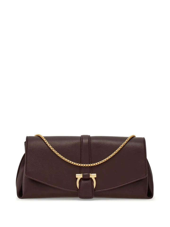 Ferragamo Medium Front Flap Soulder Bag — Same as shown — Size One Size — Front View