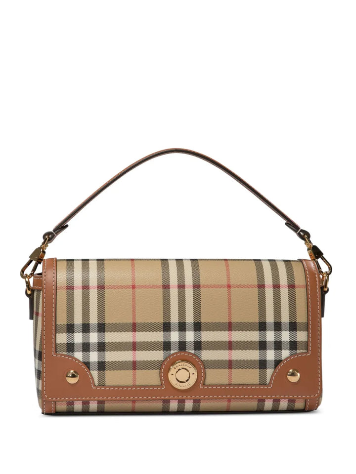 Burberry Vintage Check Logo Plaque Shoulder Bag — Same as shown — Size One Size — Front View