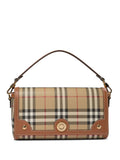 Burberry Vintage Check Logo Plaque Shoulder Bag — Same as shown — Size One Size — Front View