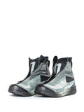 11 By Boris Bidjan Saberi Zip-Up Hi-Top Sneakers — Black/Grey — Size US M 3.5 - US W 5 — Detail View