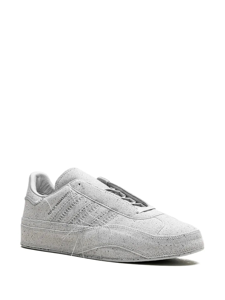 adidas Gazelle Y-3 - Clear Onix — Light Grey — Size US M 8.5 - US W 10 — Side View