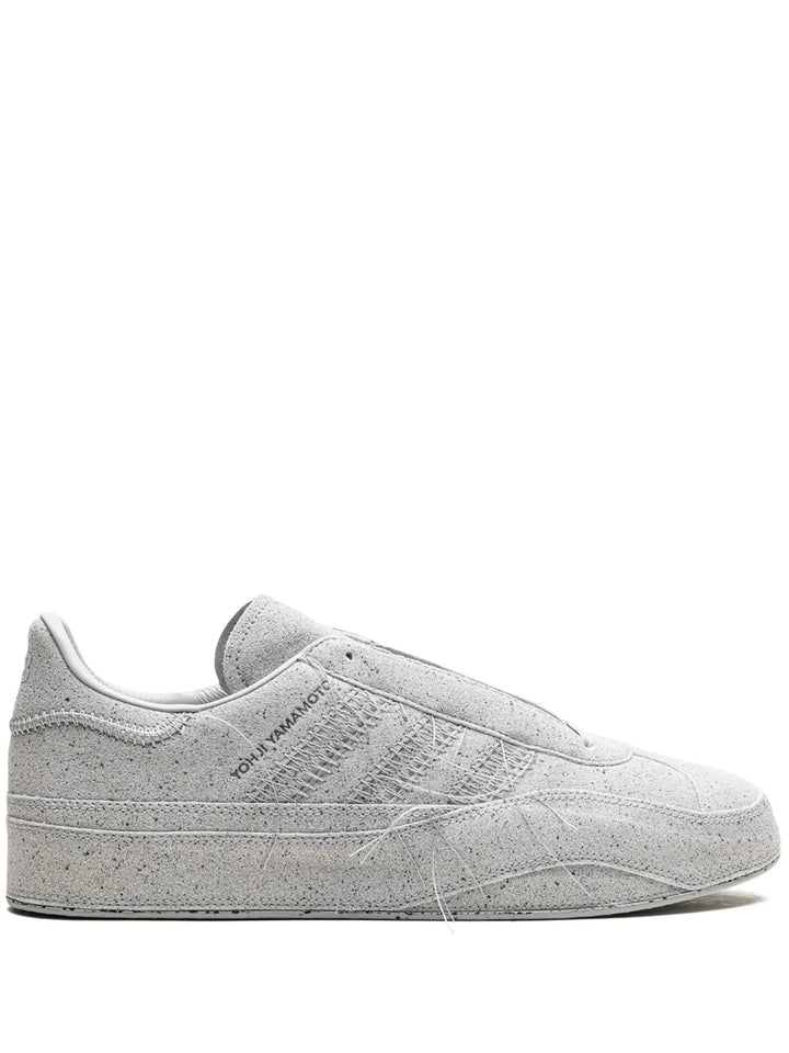 adidas Gazelle Y-3 - Clear Onix — Light Grey — Size US M 8.5 - US W 10 — Front View