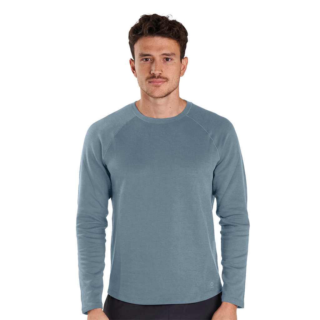 Alwrld ALRN Raglan Thermal Crew — Lava Rock — Size Small — Alternate View 10
