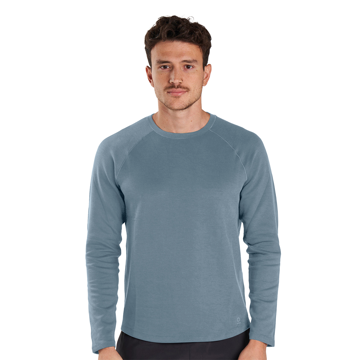 Alwrld ALRN Raglan Thermal Crew — Lava Rock — Size Small — Alternate View 10