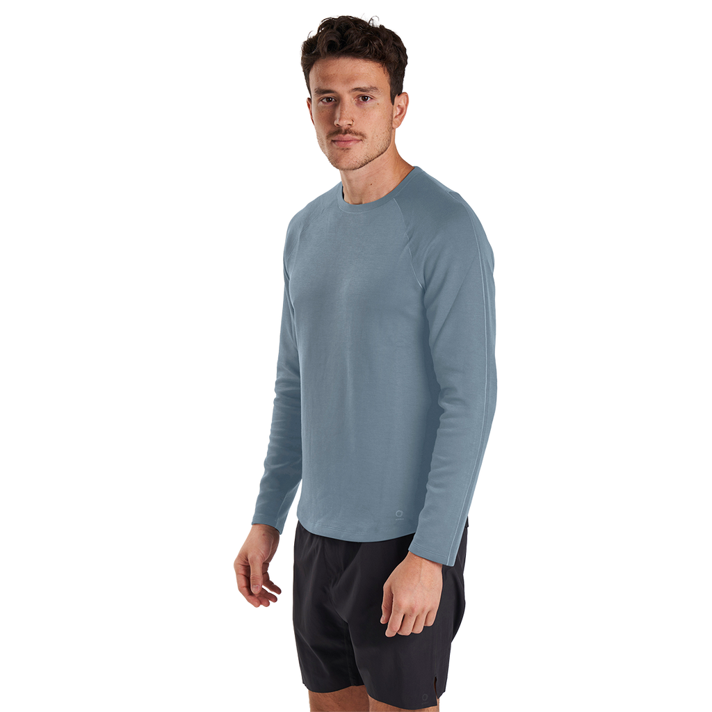 Alwrld ALRN Raglan Thermal Crew — Lava Rock — Size Small — Alternate View 7