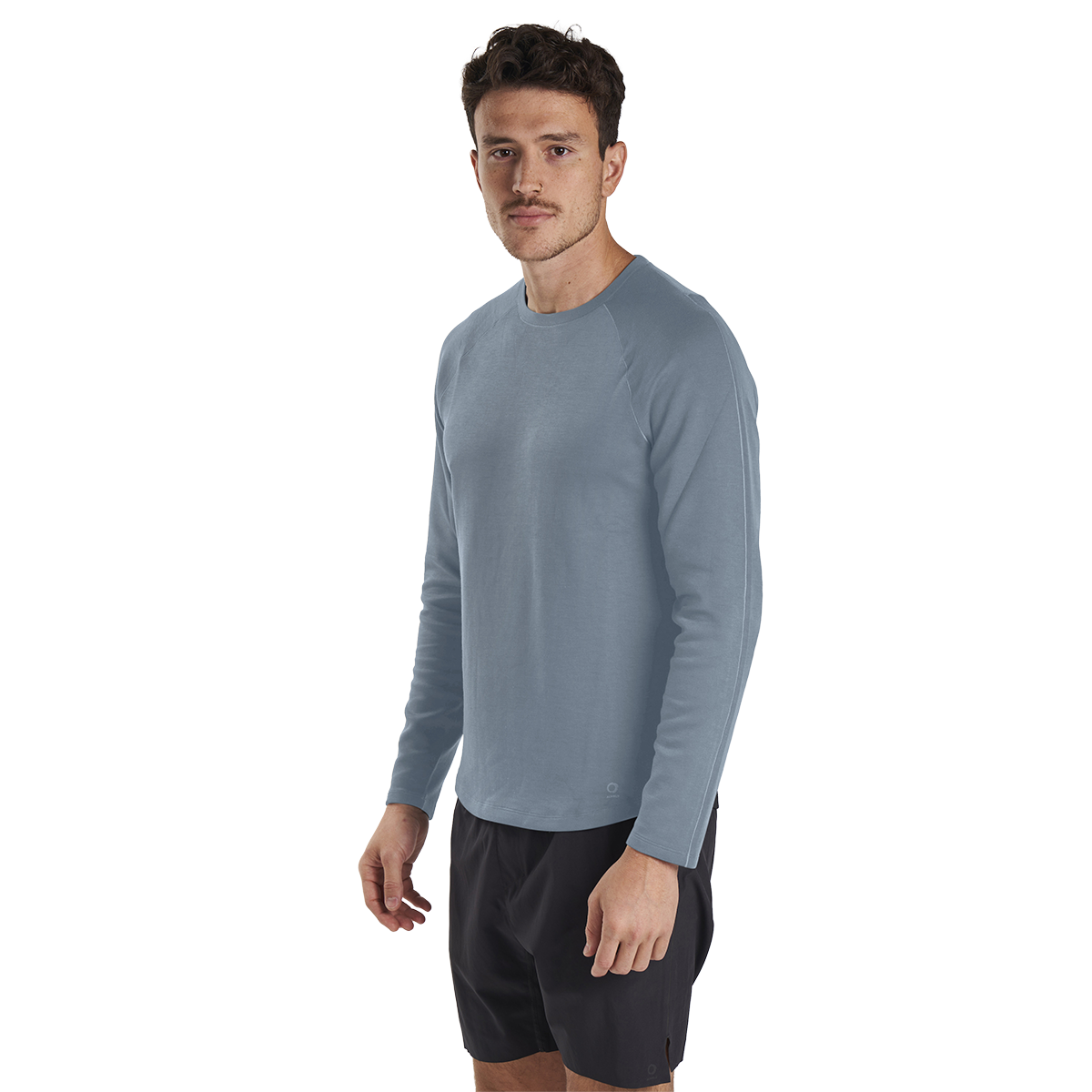 Alwrld ALRN Raglan Thermal Crew — Lava Rock — Size Small — Alternate View 7