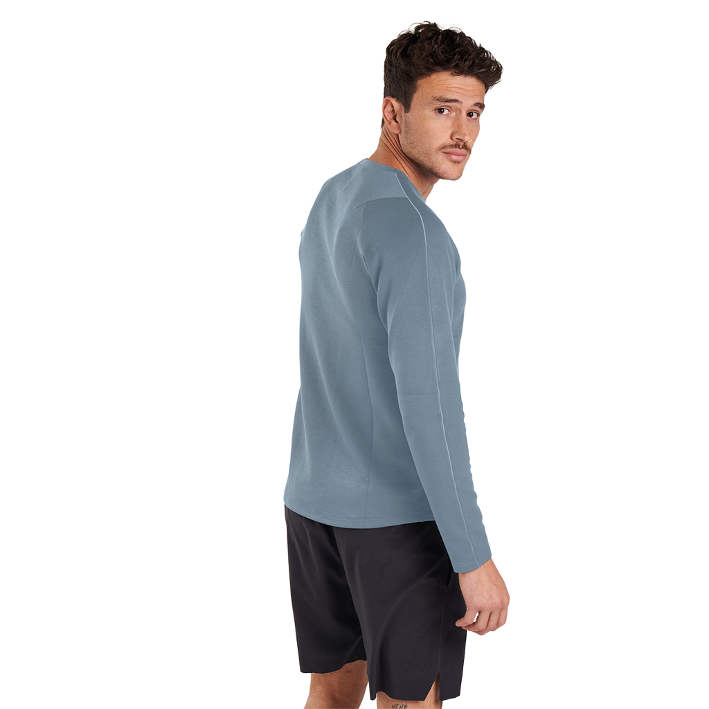 Alwrld ALRN Raglan Thermal Crew — Lava Rock — Size Small — Alternate View 8