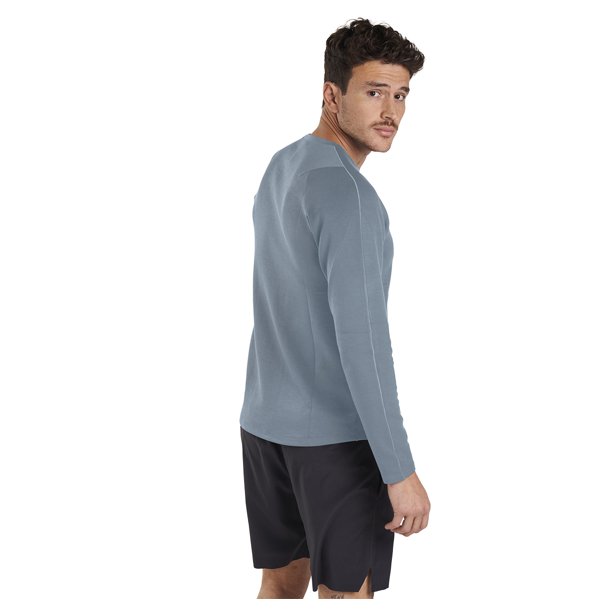 Alwrld ALRN Raglan Thermal Crew — Lava Rock — Size Small — Alternate View 8