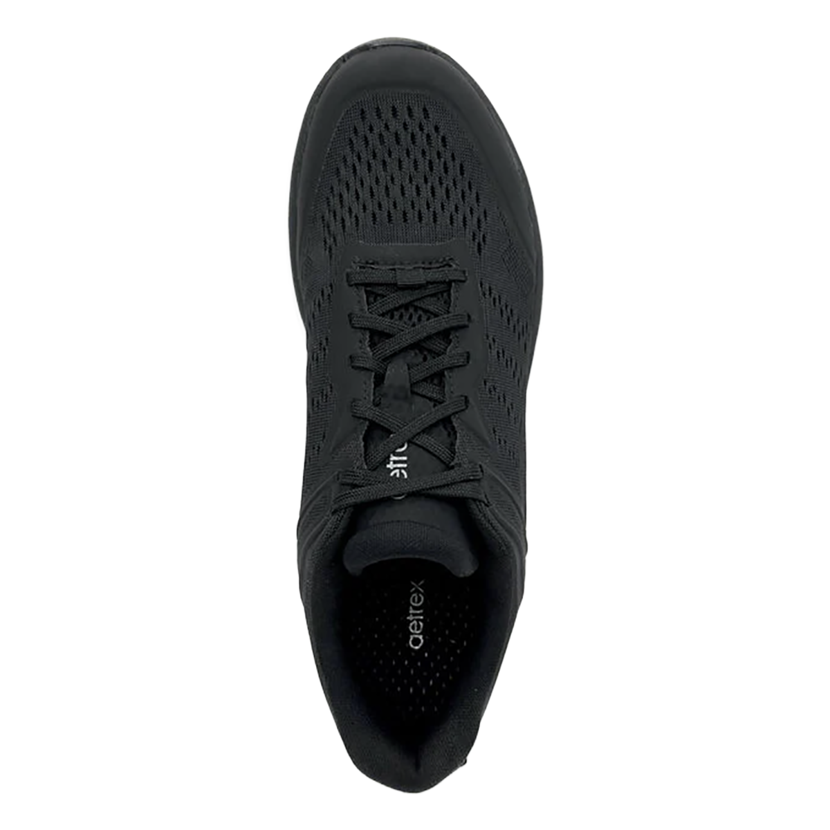 Aetrex Chase Lace Up — Black — Size D — Width 41 — Back View
