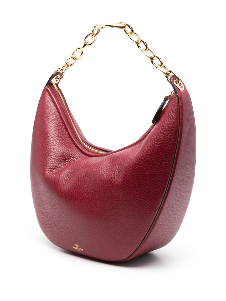 Valentino Garavani Medium Vlogo Moon Hobo Bag — Same as shown — Size One Size — Back View