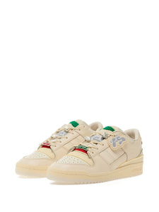 adidas X Footshop Forum Low Sneakers — Beige — Size US M 4 - US W 5.5 — Detail View