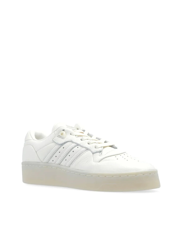 adidas Rivalry Lux Low Sneakers — White — Size US M 9.5 - US W 11 — Top View