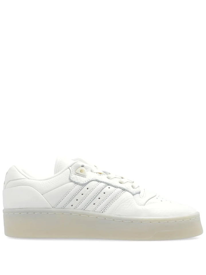 adidas Rivalry Lux Low Sneakers — White — Size US M 9.5 - US W 11 — Front View