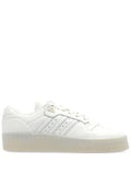 adidas Rivalry Lux Low Sneakers — White — Size US M 9.5 - US W 11 — Front View