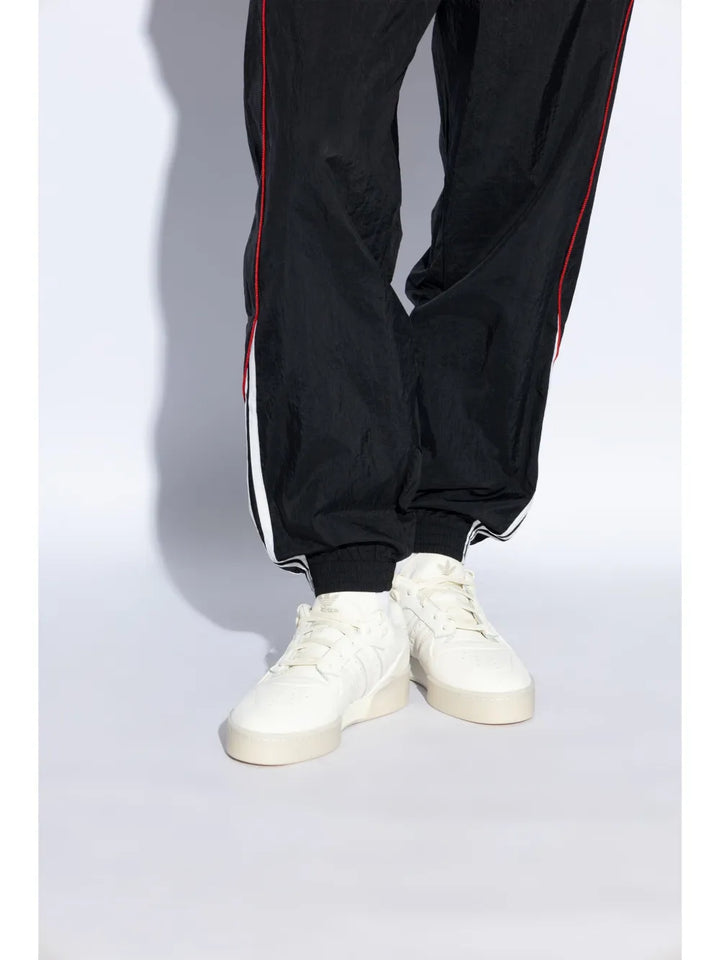 adidas Rivalry Lux Low Sneakers — White — Size US M 9.5 - US W 11 — Side View