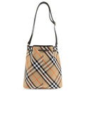 Burberry Vintage Check Bucket Shoulder Bag — Same as shown — Size One Size — Back View