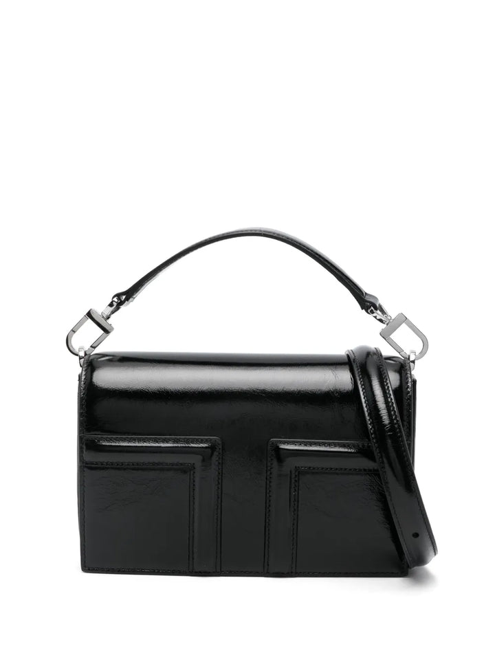 Toteme T Flap Naplack Leather Mini Bag — Same as shown — Size One Size — Front View