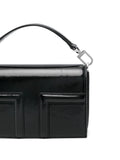 Toteme T Flap Naplack Leather Mini Bag — Same as shown — Size One Size — Top View