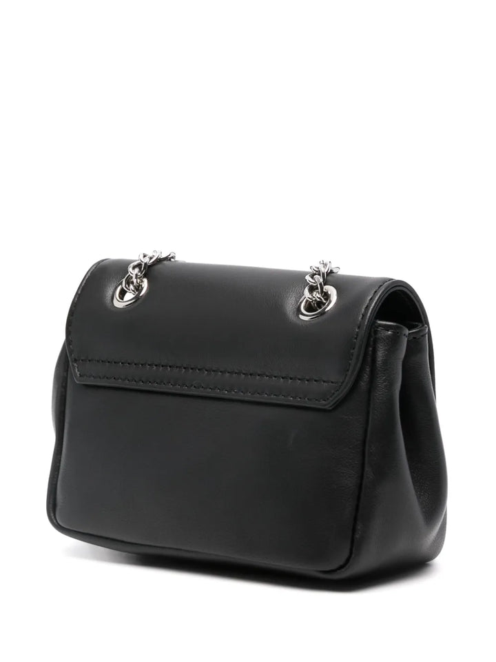 Vivienne Westwood Small Orb Plaque Leather Shoulder Bag — Same as shown — Size One Size — Back View