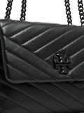 Tory Burch Small Kira Chevron Powder Coated Convertible Shoulder Bag — Same as shown — Size One Size — Back View