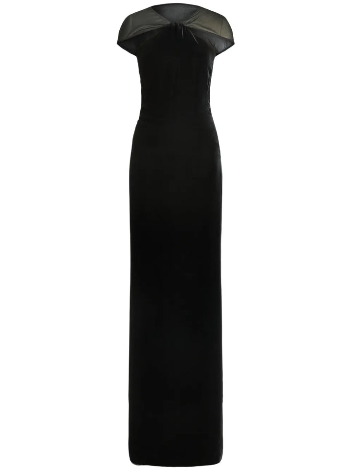 Ralph Lauren Collection Maiden Gown — Black — Size XS — Front View
