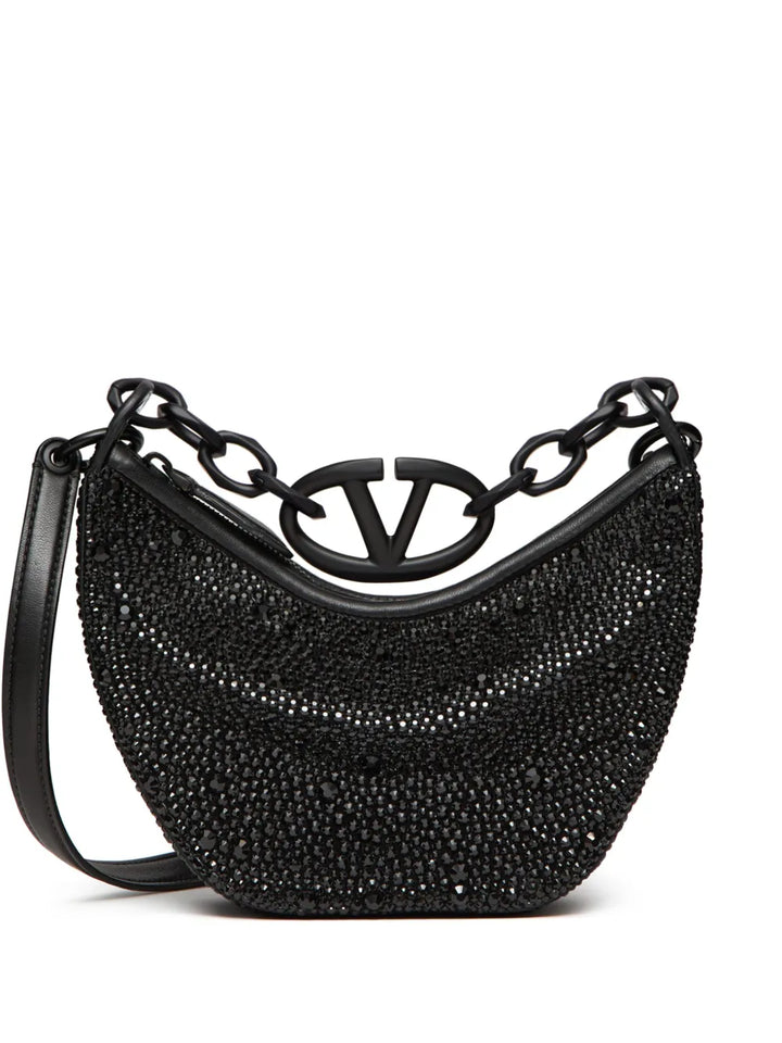 Valentino Garavani Mini Vlogo Moon Shoulder Bag — Same as shown — Size One Size — Front View